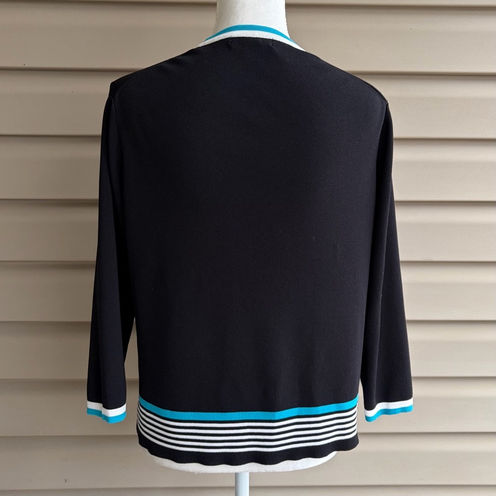 Dressbarn One-Button Open Front Cardigan - Picture 5 of 8